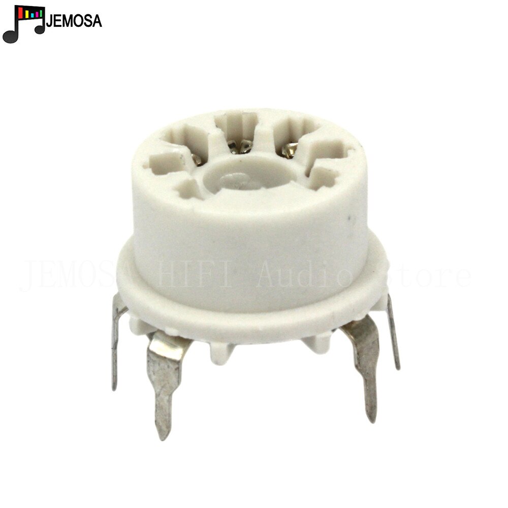 10PCS Plastic Vacuum Tube Socket 7 pin Valve Base GZS7-1B-Y for B&amp;W Picture Tube 6J1 6J2 6J3 6X4 6Z4 6H2 Vacuum Tube Amplifier