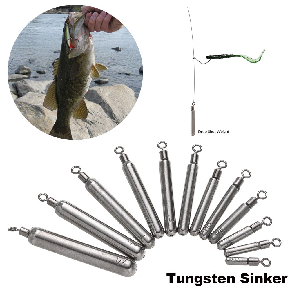 0.45g-14g Fishing Tungsten Fall Quick Release Casting Line Sinkers Hook Connector Additional Weight Outsoor Fishing Accessory
