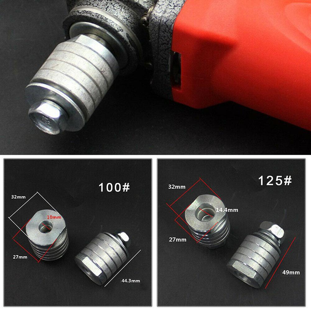 Angle Grinder Lock Nuts Inner And Outer Flange Nut Kit Variable Router M10 M14 Conversion Head for BOSCH 100 / 125mm