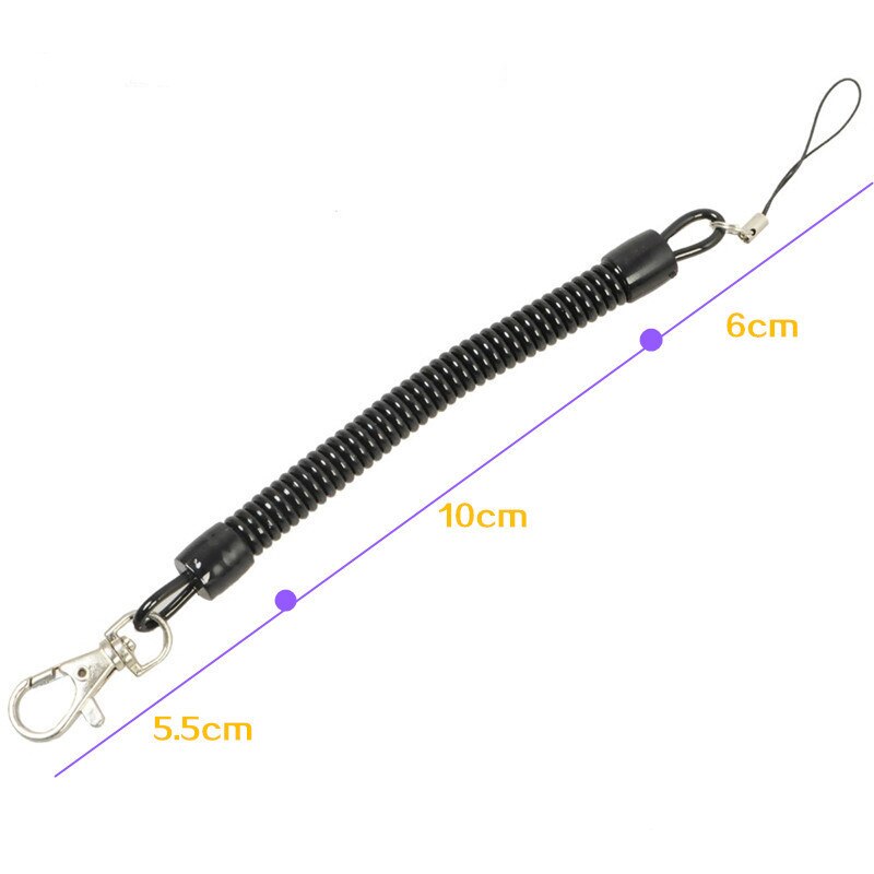 Black Bungee Cord Old Man Mobile Phone Anti-Loss S... – Vicedeal