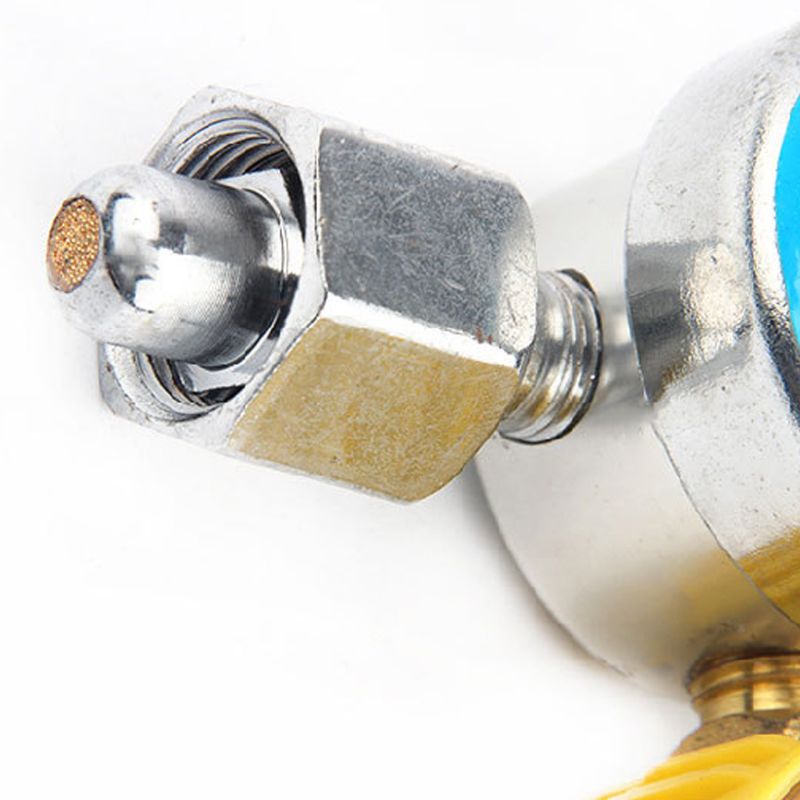 Argon CO2 Pressures Reducer G5/8\" 0-25Mpa Tig Flow Meter Welding Regulator Gauge F3MB