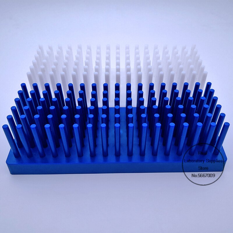 1pcs lab 66/102column plastic column type thickening test tube rack can be inverted socket