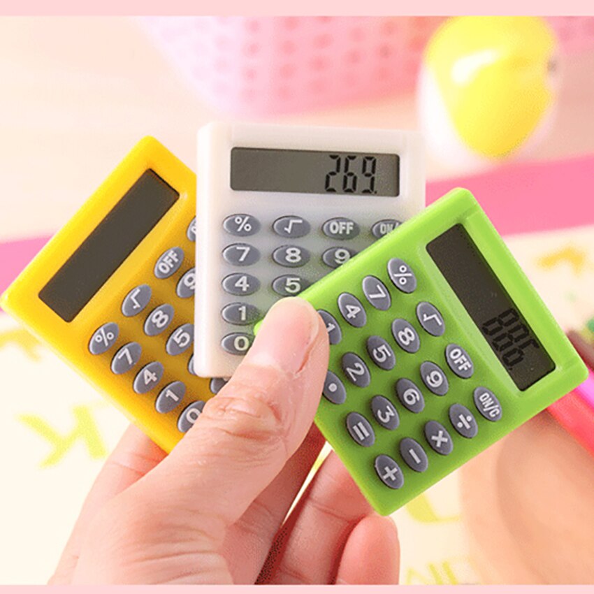 8-Digit Pocket Size Calculator Standard Function Student Large LCD Display Electronic Desktop Accounting Office Calculator