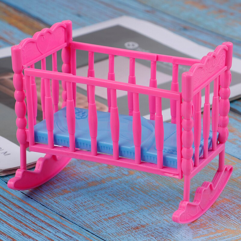 Nuovi Arrivi 1/12 Bilancia Dollhouse Mobili In Miniatura Da Letto Floreale Pastorale di Stile Classico Giochi di imitazione mobili Giocattolo Del Capretto Per Il bambino