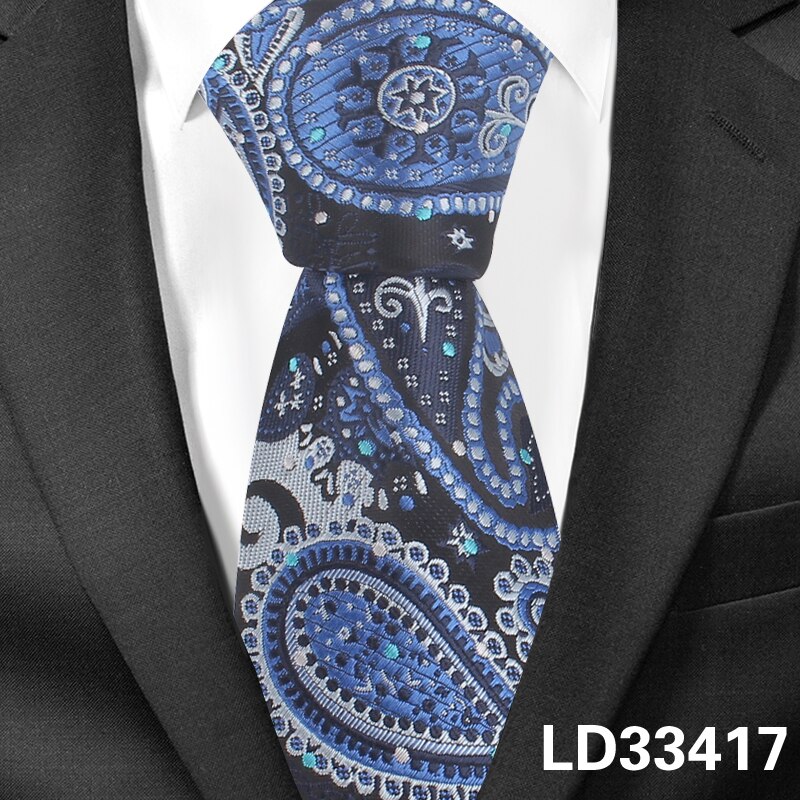 Stripete slips for menn kvinner jacquard floral hals slips for bryllup business dresser magert slips slank menn slips gravatas: Ld33417