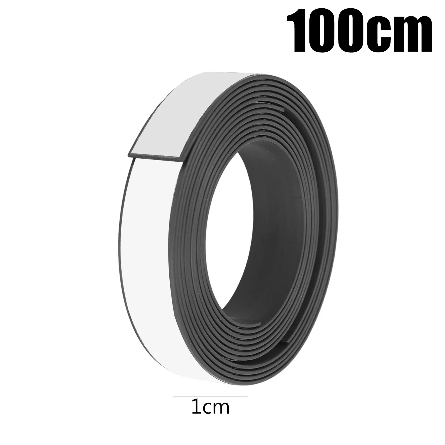 Sterke magnetiske gummistrimler selvklebende fleksible klebrige magnetbånd for kjøleskap whiteboard kuttbare gjør-det-selv-håndverk festeverktøy: 5m / Brun