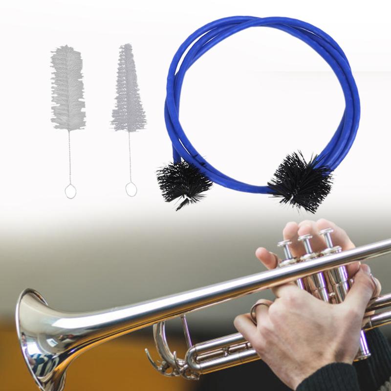 3 stuks praktische reinigingssets voor trompethoorns, gadgets voor het onderhouden van muziekinstrumenten, ventielborstels voor het verlengen van het mondstuk