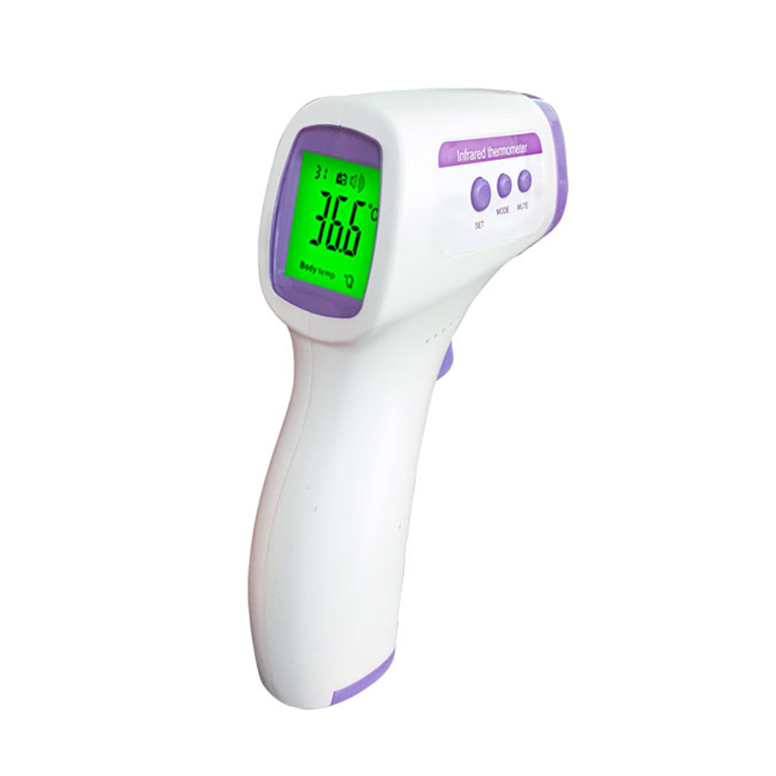 Pulse Oximeter L-ED Display Oximetro Blood Oxygen SPO2 Finger Oximetry + Forehead Non-contact Infrared Thermometer