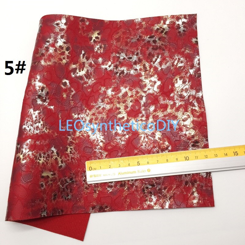 1pc 21 x 29cm luipaardprint imitatieleer stof, synthetisch leer stof leren vellen voor het maken van strikken leosyntheticodiy  t427a: 5