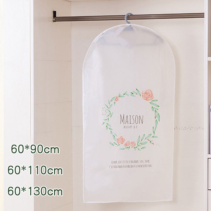Funda gruesa antipolvo para armario, organizador de almacenamiento, para abrigo, ropa, para colgar, a prueba de polvo: garland / 60x110cm