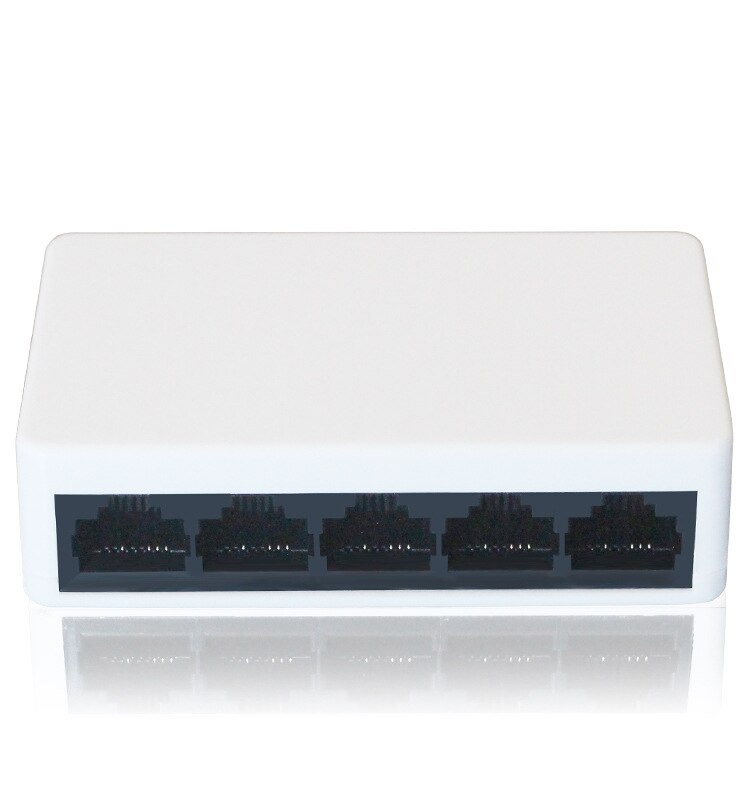 5 porte 100Mbps ad alta velocità Mini Fast Ethernet LAN RJ45 Switch di rete Switcher Hub PC Desktop adattatore US/EU