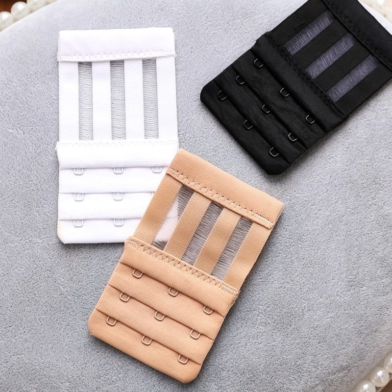 3pcs Bra Extender 3 Hooks 3 Rows Extension Strap Women Bra Extenders Accessories Adjustable Bra Straps Buckle