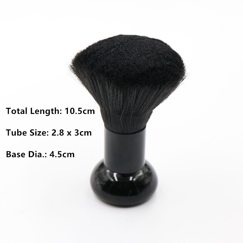 1 Pc Soft Black Neck Gezicht Duster Baard Borstels Kapper Haar Cleaning Haarborstel Salon Snijden Kappers Styling Makeup Tools
