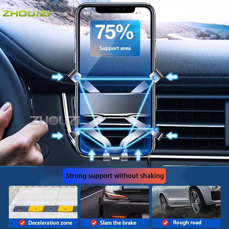 Support de téléphone portable pour Toyota Corolla Altis Levin , supports de ventilation, GPS, Navigation par gravité, accessoires de voiture