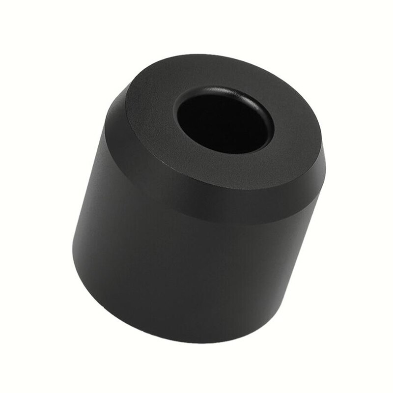 RONDA DE BIGOTE de afeitar brocha para Base de maquillaje de afeitar cepillo soporte de aleación de aluminio estable de afeitar cepillo titular de la maquinilla de afeitar de seguridad de soporte de la Base: black