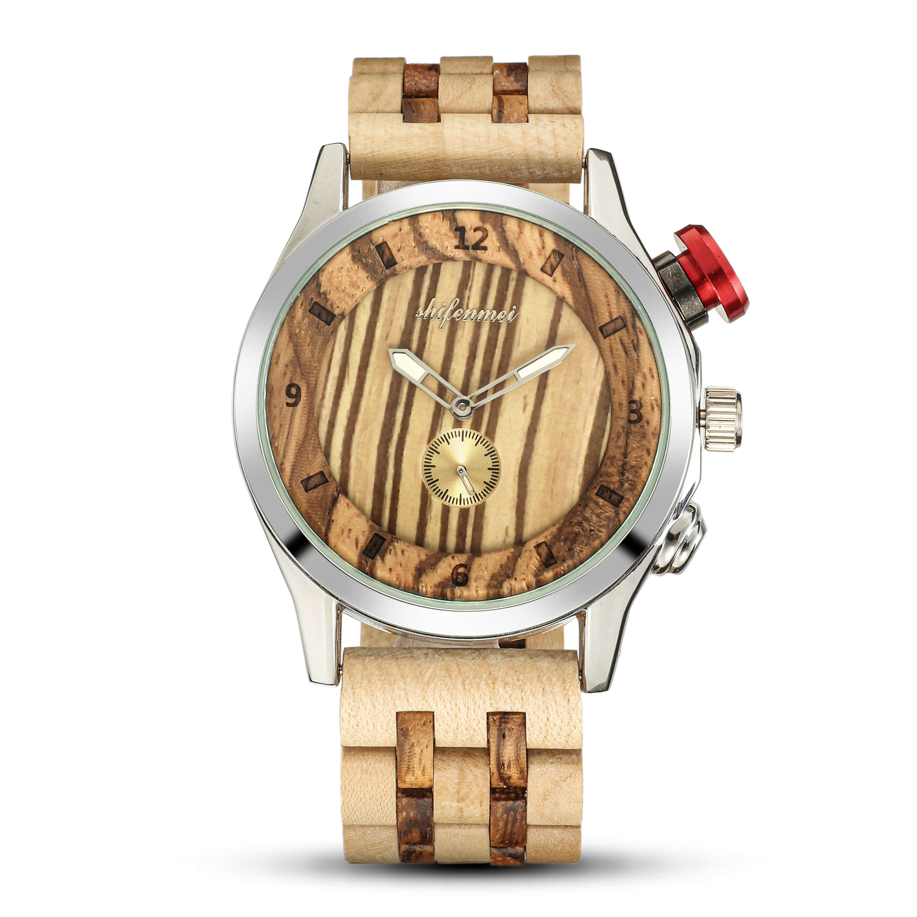 Shifenmei Holz Uhr oben Luxus Mann Uhren – Grandado