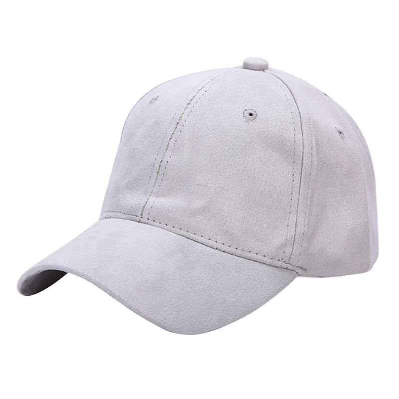 Casual Style Baseball Cap Men Women Angled Brim Adjustable Caps Cotton Strapback Peaked Solid Color Hats: Green