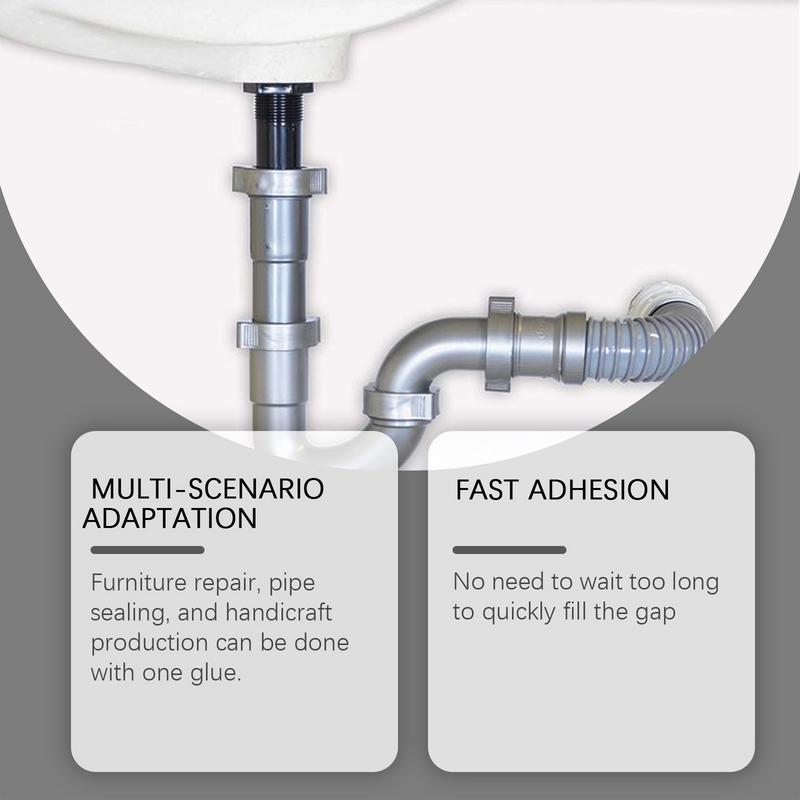 Klempner-Kitt-Dichtstoff, wasserdicht, langlebig, Allzweck-Kitt, wasserabweisendes Dichtmittel für Zuhause, Küche, Badezimmer, draussen