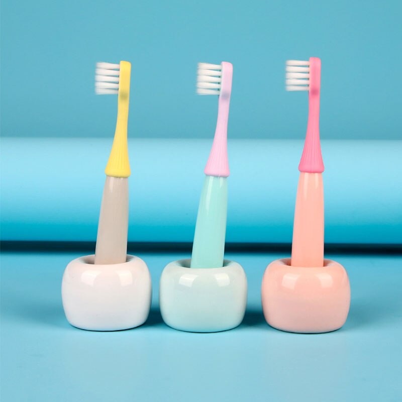 3 Stks/set Zachte Siliconen Hoofd Baby Tandenborstel Voor Jongens Meisjes Zachte Haren Leuke Peuter Kids Tandenborstel Babyverzorging Stuff