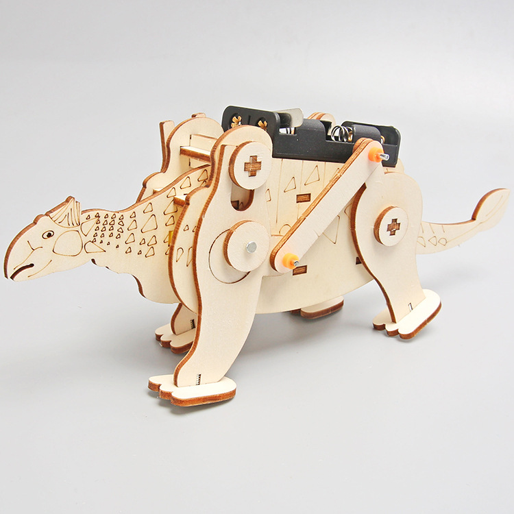 DIY Ankylosaurus Dinosaur Making Invention Handmade Materials Assembling Dinosaur Model Puzzle Learning Toys