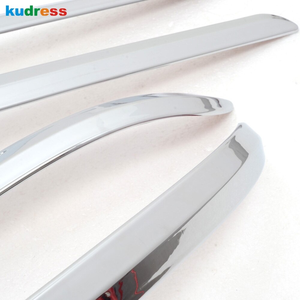 For Suzuki Sx4 S-Cross Crossover Chrome Front And Rear Bumper Body Eyelid Strips Cover Trim Auto Accessories