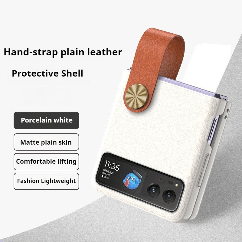 Luxus Leder Telefon Fall Für Motorola MOTO Razr 60 50 40 Ultra Pro + 2025 2024 Handgelenk Strap Armband Halter stoßfest PC Abdeckung