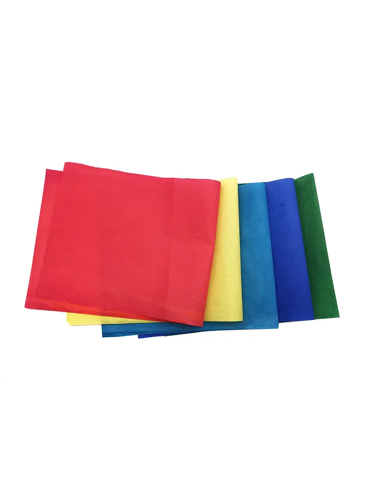 Papel flash de 50x20 colores, accesorios profesionales para mago, trucos de magia para escenario, 10 Uds.