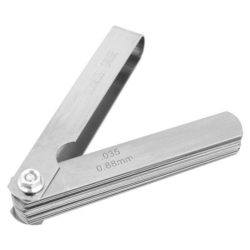 89mm rostfritt stål mätare & imperial linjal svetsning inspektionsverktyg 0.04-0.88mm