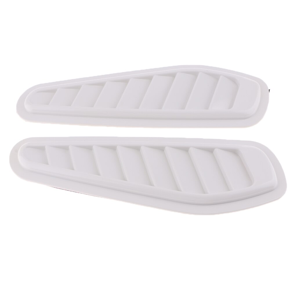 2 Pieces Car Air Flow Intake Hood Scoop Vent Cover Auto Decorative Universal
