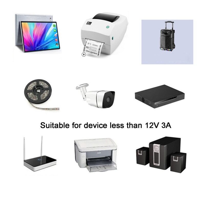Robustes usb-c/type-c pd  to 12v wlan-router-stromkabel 3.5/4.0/4.8/5.5/6.3/6.4mm mehrzweck-type-c-stromkabel