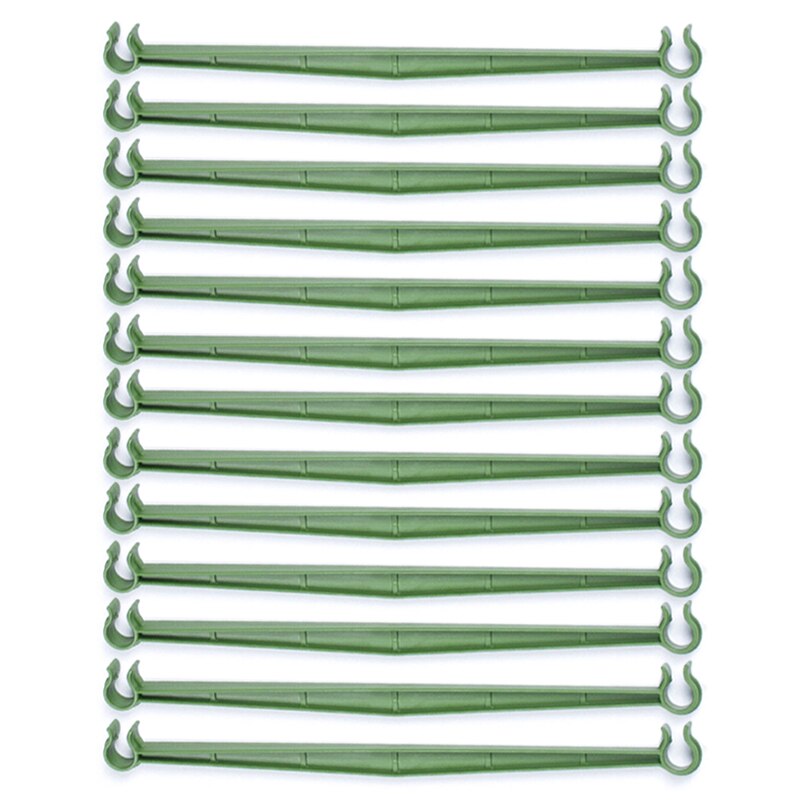 12Pcs Garden Reusable Expandable Trellis Connectors Tools Tomato Cages Arm Adjustable Plastic Vegetable Connecting Rod: A3 16mm 30cm