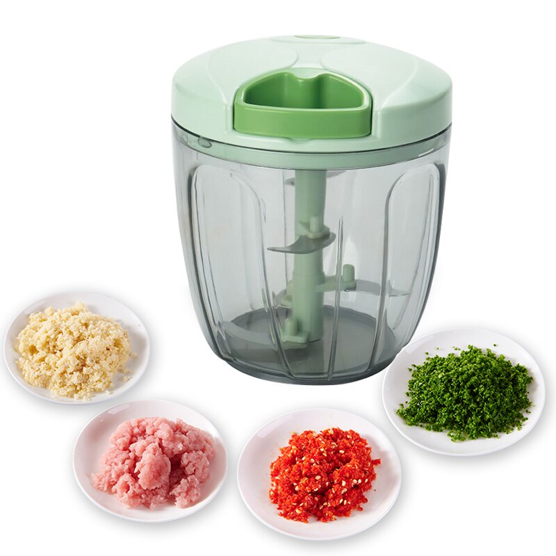 400/900ml kraftfulde madhakker hakkemaskine kødkværn hånd-power mixer blender til at hakke kød frugt grøntsag nødder river skærer