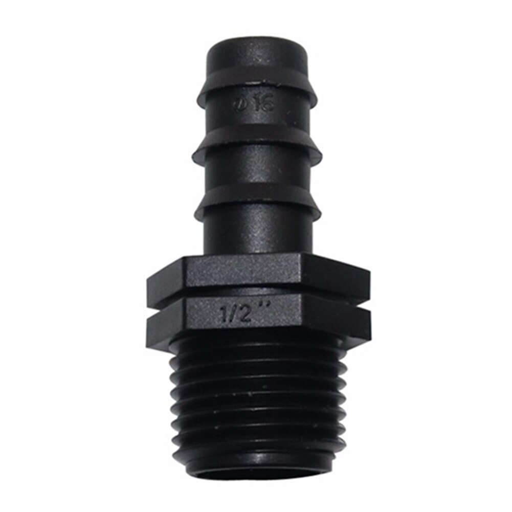 5Pcs 1/2inch Male Thread Hose Straight 2-way Connector Garden Fitting Adapter