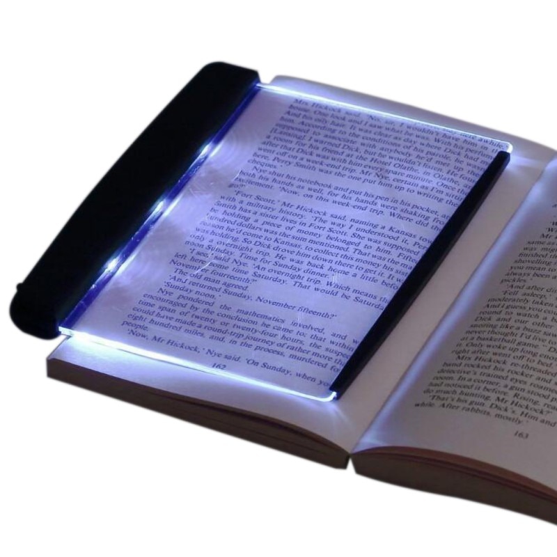 Flat Plate LED Book Light Reading Night Light Portable Travel dormitory Led Desk Lamp Eye Protect for Home Bedroom