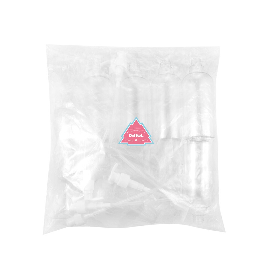 8 Pcs Shampoo Bottles Transparent 500ml Shampoo Dispensers Pump Bottles Liquid Bottles for Home Bathroom Kitchen