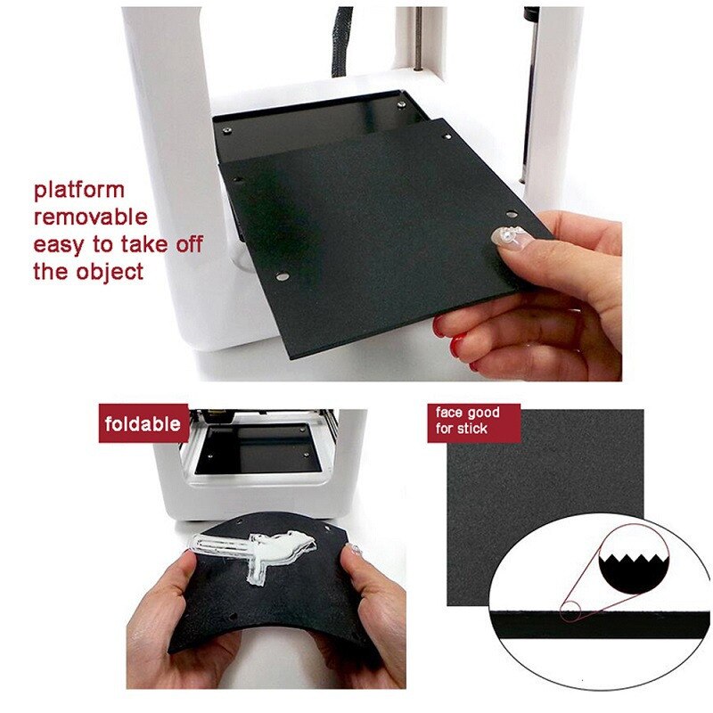 3D Printer Mini DIY 3d Printer Printing for Home Office Use Support One Key Printing Impressora