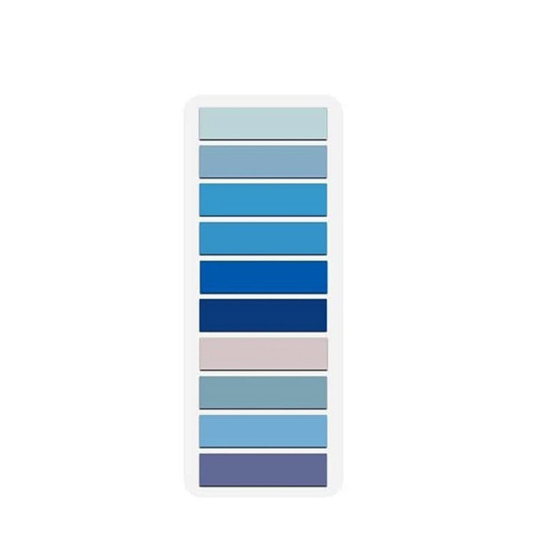 Morandi Colors Pestañas adhesivas para anotaciones de libros, pegatinas de índice de clasificación de archivos, para material escolar y de oficina: YELLOW