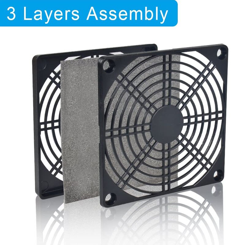 Case Fan Stoffilter Cover 120Mm Grille Pc Computer Stofdicht 12Cm 90Mm 80Mm 60Mm 50mm 40Mm 3D Printer Cooling Cooler Mesh Netto