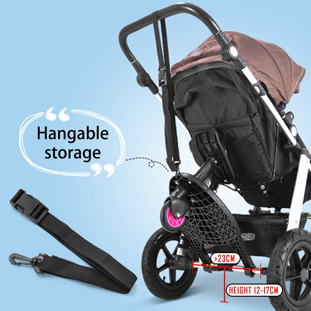 Kinder Kinderwagen Pedal Adapter Board Twins Baby Zubehör Organizer Anhänger Baby Stehend Platte Sitzen Kinderwagen mit Sitz