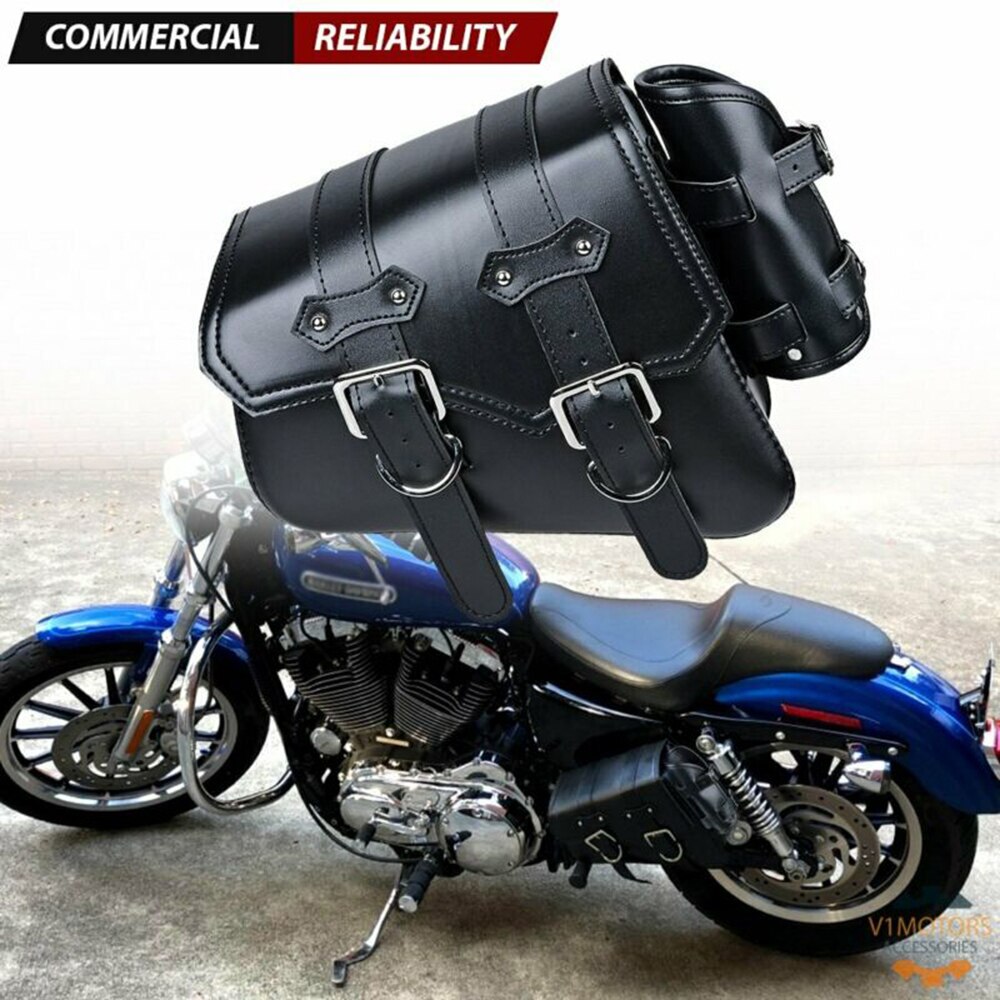 Bag For Harley Sportster XL 883 1200 48 72 Model PU Left Saddlebag