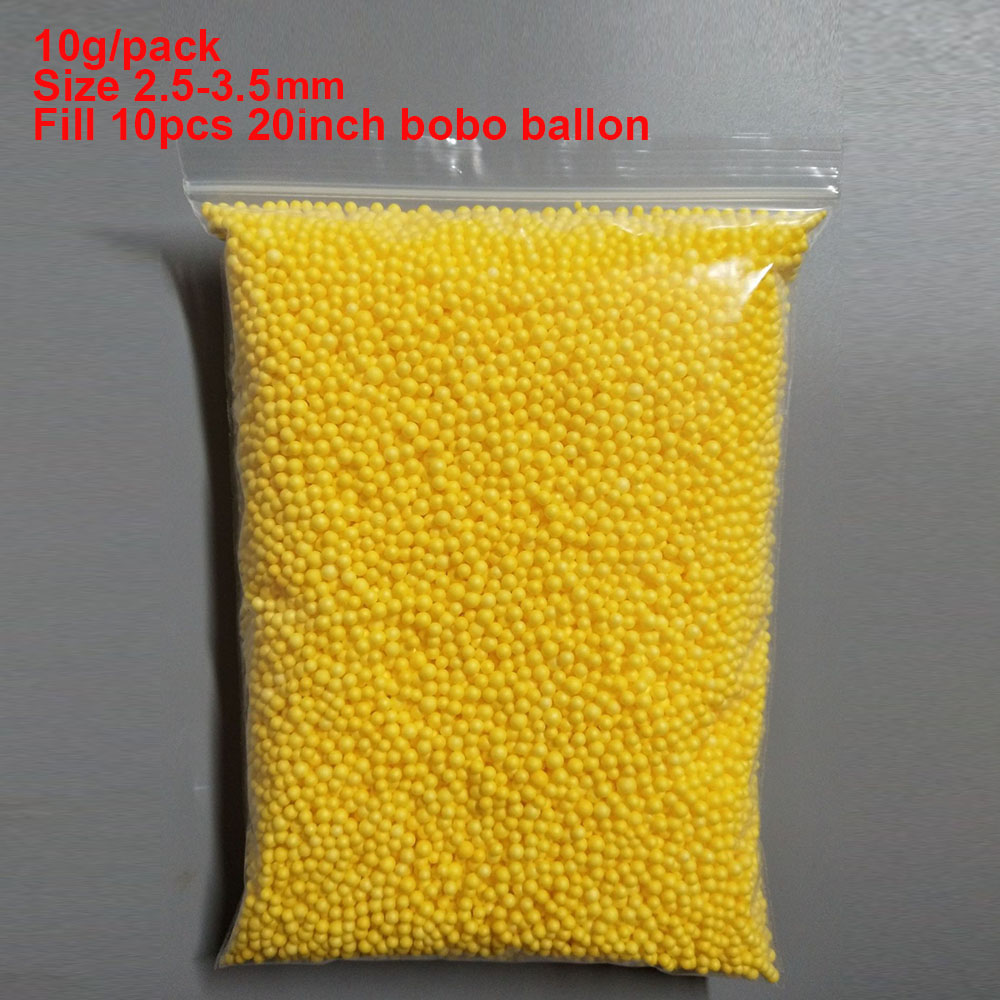 10g 2.5-3mm Foam Beads Colorful Styrofoam Beads Foam Balls Arts Crafts Party Decorations Boxes Vase Bobo Ballon Fillter: RUBY