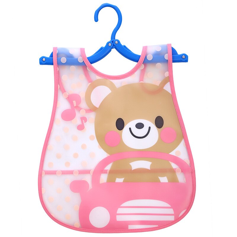 1PC EVA Baby Lätzchen Wasserdicht Mittagessen Lätzchen Cartoon Obst Druck Kleinkinder baum Lätzchen Jungen Mädchen Fütterung Burp Tücher Lätzchen schürze: Bear