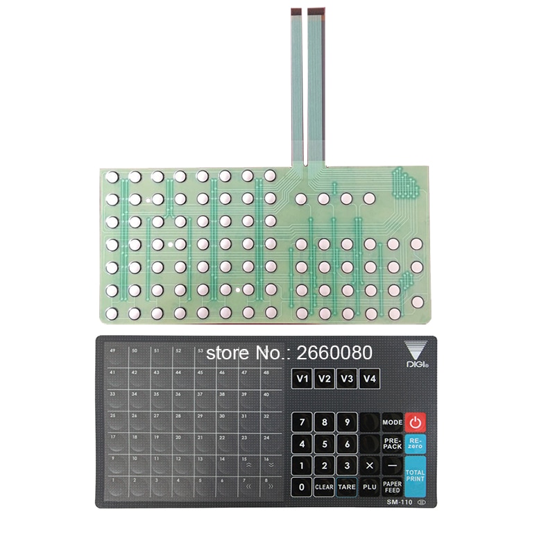 DIGI SM100 Sm110 teclado/superposición y Sm-100 circuitos para Digi Sm-100PCS PLUS Escala electrónica versión en inglés