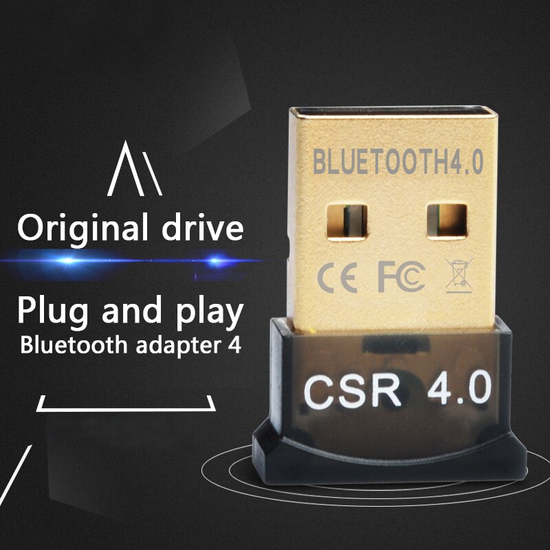 Adaptador de bluetooth usb dongle para computador pc sem fio mini usb bluetooth transmissor csr 4.0 receptor música de alta velocidade adaptador