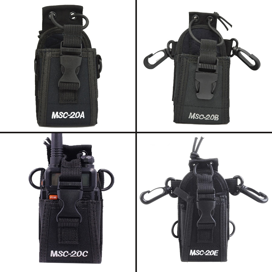 Nylon Bag Carry Case Radio Case Holder MSC-20A MSC-20B MSC-20C MSC-20E For walkie talkie UV-5R UV-82 BF-888S SKUN TYT