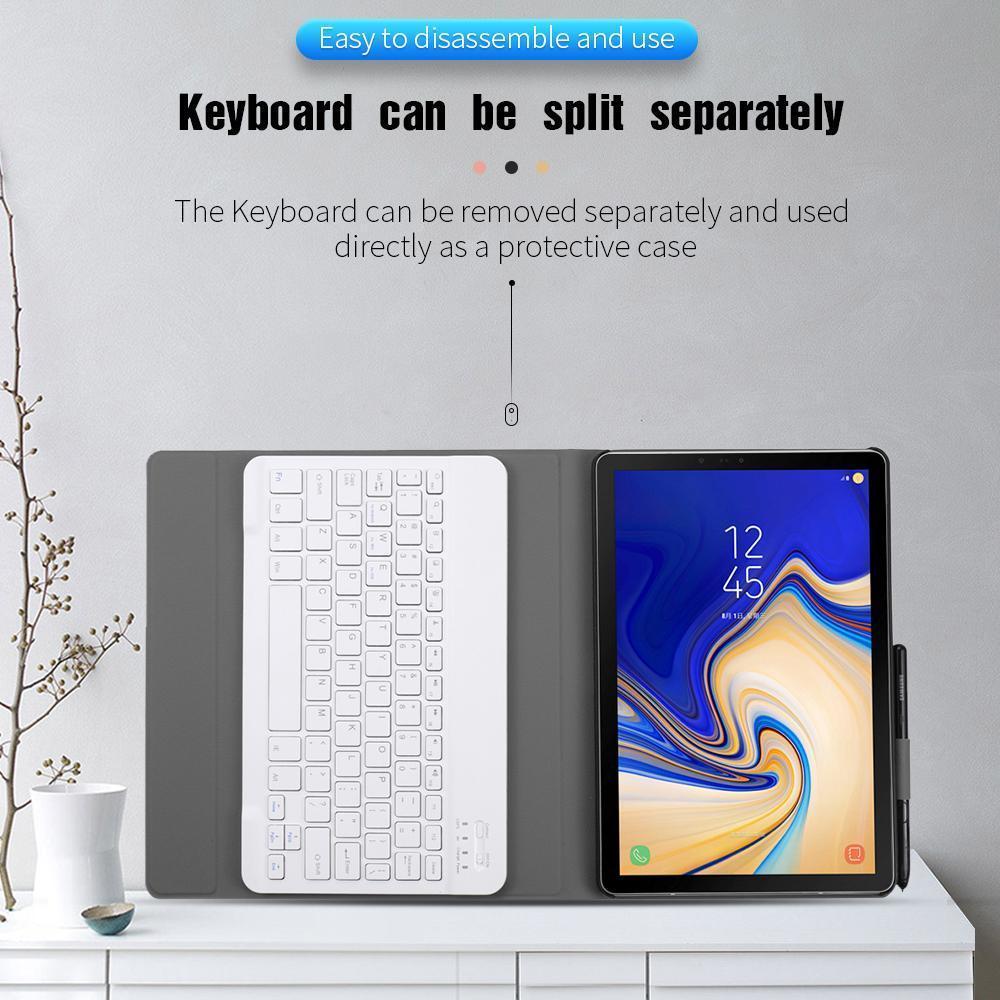 Wireless Keyboard Case Voor Samsung Galaxy Tab S5E Bluetooth Magnetische Flip Toetsenbord Tablet Cover Voor Samsung Tab S5E S4 S5 E 10.5