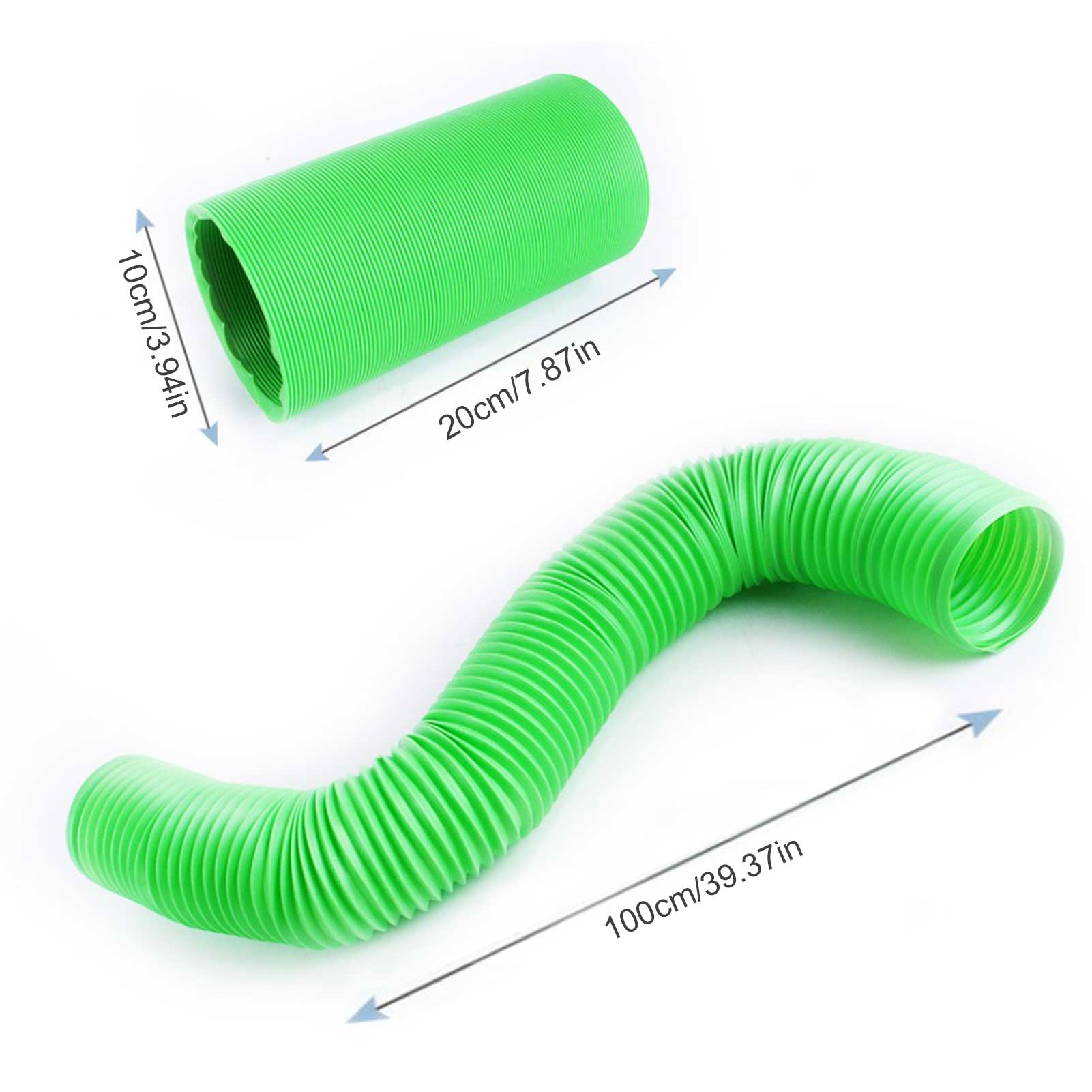 Tubería de plástico para hámster, herramientas de juego de entrenamiento, túnel externo para hámster, juguetes multifuncionales, accesorios para jaula
