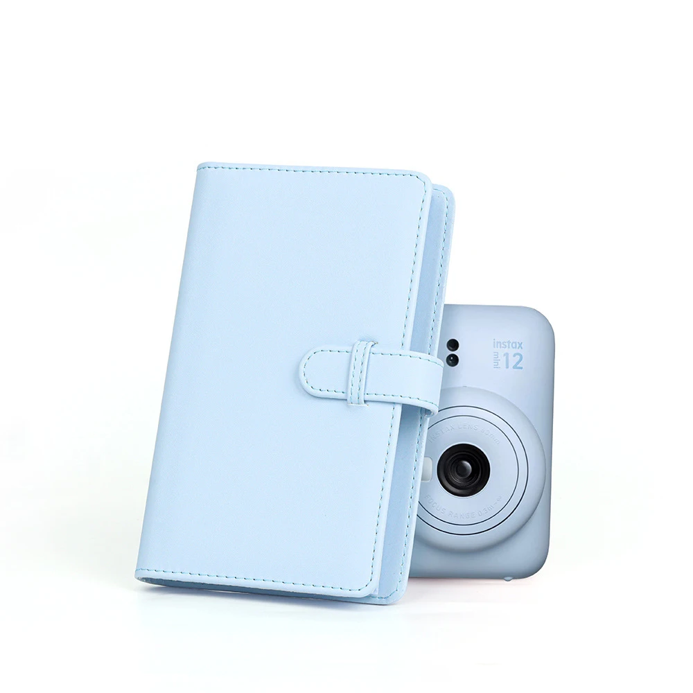 Album photo portable pour Fujifilm Instax Mini 12, livre de collection de cartes de billets, vert et rose, 108 feuilles, 3 pouces