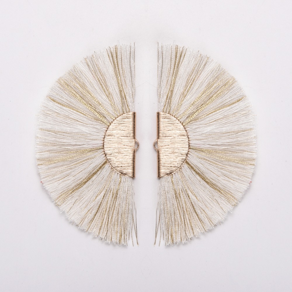 GUFEATHER L139,7cm,Cotton tassel,jewelry accessories,earrings accessories,diy,earrings making,decoration,2 pieces/lot