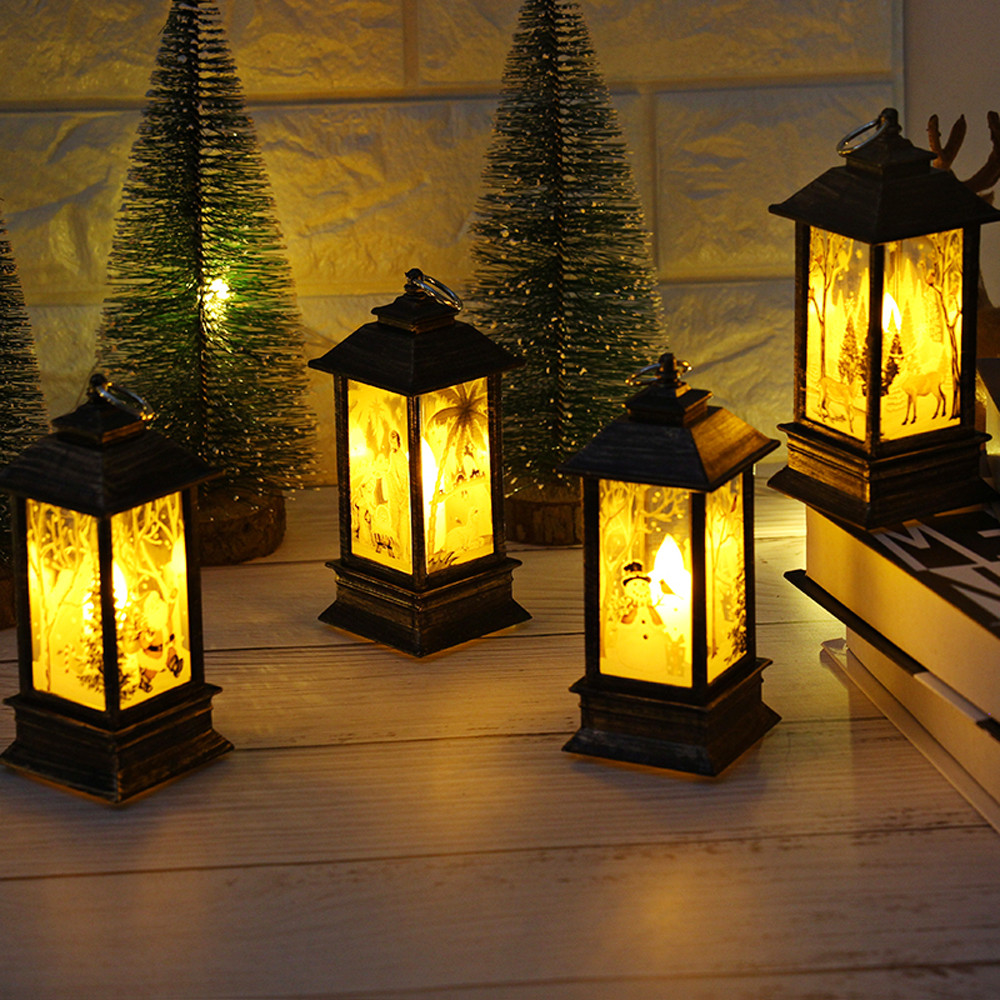 1 Pcs Kerst Kaars Met Led Thee Licht Kaarsen Voor Kerst Decoratie Deel